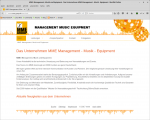 Referenz
(aus den Bereichen: Webagentur, Homepage, Internetseite)

MME Veranstaltungstechnik und - management